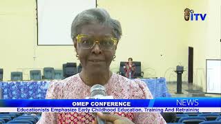 OMEP CONFERENCE Educationists emphasize Early Childhood Education Training And Retraining [upl. by Bornstein781]