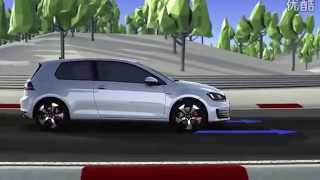 Volkswagen Golf 7 GTI electronically controlled mechanical differential [upl. by Coltun960]