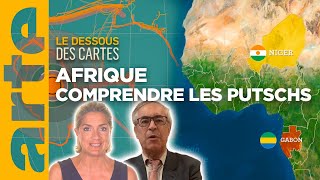 Afrique  comprendre les coups d’État  Une leçon de géopolitique  Le dessous des cartes  ARTE [upl. by Hasseman]