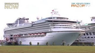 Marina Bay Cruise Centre opens [upl. by Euqinomad]