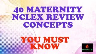 Maternity NCLEX Question Review Concepts  NCLEX Practice Question  MedSug RN amp LPN  ADAPT NCLEX [upl. by Kirtley]