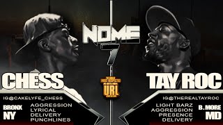 TAY ROC VS CHESS SMACK URL RAP BATTLE  URLTV [upl. by Cathrin]