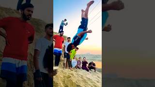 100kg gymnastic youtubevideo flipstunt danceclips stunt trandingbackflip flipstar parkour [upl. by Eednim]