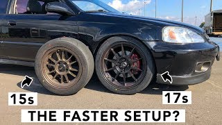 Is Bigger Better 15 Inch Vs 17 Inch Wheels amp Tires [upl. by Pegg]