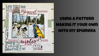 Using A Pattern amp Making It Your Own With DIY EPHEMERA [upl. by Xilef]