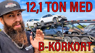 5 bilar bakom en pickup  Import från USA [upl. by Ellerihs173]