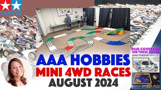 AAA Hobbies Mini 4WD Races  August 2024 [upl. by Noach]