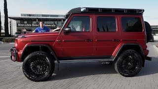 The 2023 MercedesAMG G63 4x4 Squared Is a 350000 Luxury Monster Truck [upl. by Kilar]