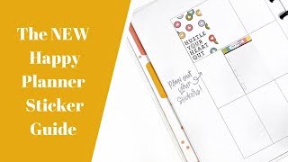 The NEW Happy Planner Sticker Guides [upl. by Ilesara942]