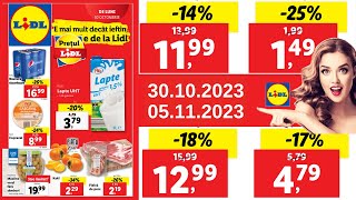 CATALOG LIDL 30 OCTOMBRIE 2023  CATALOG LIDL ACTUAL  LIDL OFERTE  CATALOG LIDL RETETE MARGARET [upl. by Lladnar592]