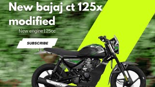 New bajaj ct 125x modified [upl. by Ateerys]