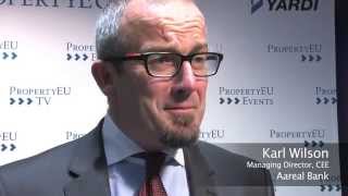 Poland is Germany in terms of property financing risk Karl Wilson MD CEE Aareal Bank [upl. by Yretsym]