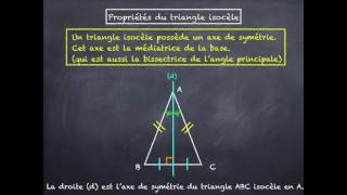 Propriétés du triangle isocèle [upl. by Naic]