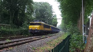 Overbrenging van Koninklijke trein Rijtuigen SR10 en SR12 met NSM 1768 te Utrecht [upl. by Airdnola]