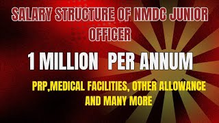 NMDC Junior Officer Salary structure [upl. by Hurleigh]