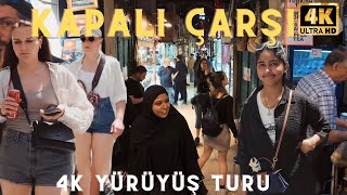 İstanbul Kapalı Çarşı 4K Yürüyüş Turu  Istanbul 4K Walking Tour of Grand Bazaar [upl. by Adyan]