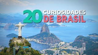 20 Curiosidades de Brasil 🇧🇷  El país del fútbol y el carnaval [upl. by Aihpled308]