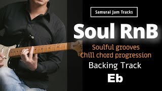 Soul RnB Groove Guitar Backing Track in Eb major [upl. by Jemmie]