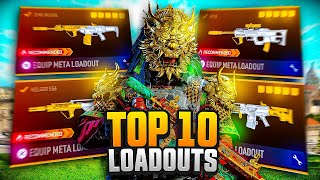 TOP 10 BROKEN META Loadouts in Warzone 3 Zero Recoil [upl. by Llemmart]