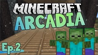 Dungeoneering  Minecraft Arcadia  Ep2 [upl. by Aidahs877]