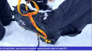 Winter Essentials How to fit and walk in crampons [upl. by Joed543]