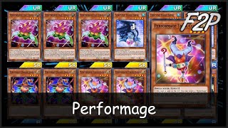 PERFORMAGE  F2PP2W Deck Analysis amp Testing YuGiOh Duel Links [upl. by Llechtim]