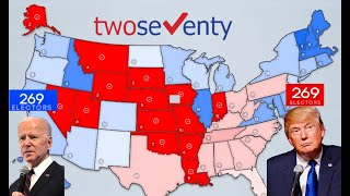 270 To Win What Happens If Trump and Biden TIE [upl. by Icken]