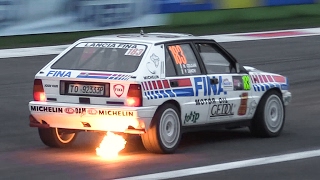 Lancia Delta HF Integrale Rally Group A  Sound Flames Action amp More [upl. by Nilats471]