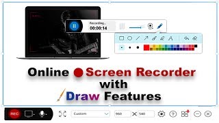 Free Online Screen Recorder With Draw and Highlight Feature  ACEThinker [upl. by Irvine]