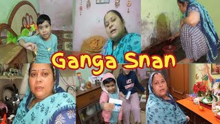 Dev Bhi Jayenge Ganga Snan Ke Liye  Family Vlogs  Laddu Family Vlogs [upl. by Fina461]