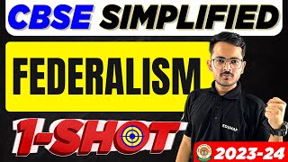 Federalism  Class 10 Civics Chapter 2  One Shot  CBSE SIMPLIFIED [upl. by Atsirc]