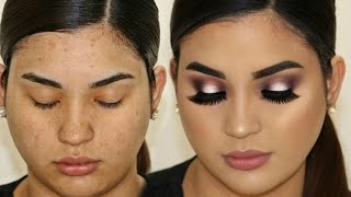 Si yo puedo maquillarme asi TU TAMBIEN PUEDES  tutorial de maquillaje para primavera paso a paso [upl. by Nosmas]