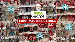 ASDA GEORGE CHRISTMAS DECOR COLLECTION WITH PRICE NOV 2022  ASDA GEORGE HAUL TRAVELANDSHOP WITH ME [upl. by Acinoreb203]