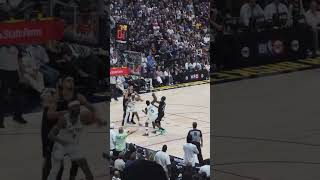 Rudy Gobert with the turnaround fadeaway over Jokic nba timberwolves nuggets [upl. by Refotsirk366]