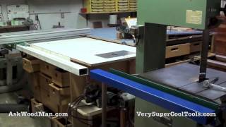 3 of 3 Installing Bandsaw Guide Rails  DIY Biesemeyer Style Guide Rail Series [upl. by Aihsei422]