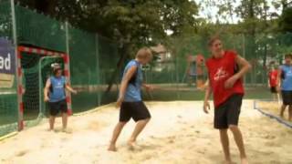 Beach Handball  Defence [upl. by Tait]