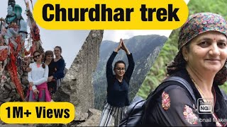 Churdhar Trek  Trek in Himalayas  Highest Peak of Sirmaur Himachal Pradesh  Pine Forest 🌲 [upl. by Swaine]