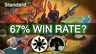 SELESNYA RABBITS Best Standard Deck ☀️🌳 MTG Arena Standard Decks 2024 [upl. by Elleunamme]