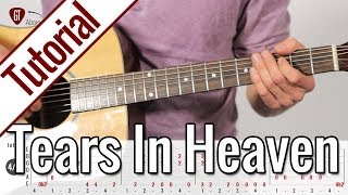 Eric Clapton  Tears In Heaven  Gitarren Tutorial Deutsch [upl. by Zumstein]