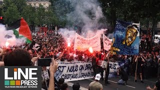 quotMarée populairequot Des incidents  Paris  France 26 mai 2018 [upl. by Aleacem257]