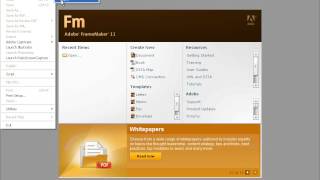 Adobe FrameMaker 11 Create a generic DITA topic [upl. by Ahsoek]