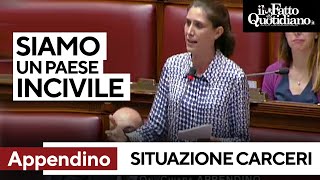 Carceri il duro intervento di Chiara Appendino quotItalia paese incivilequot [upl. by Baudoin]