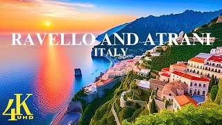 Ravello and Atrani ITALY 🇮🇹 4k Ultra HD 60 FPS  Drone Footage [upl. by Annal]