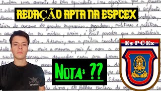 COMO ESTUDAR REDAÇÃO PARA EsPCEx  MINHA REDAÇÃO [upl. by Ailaht]