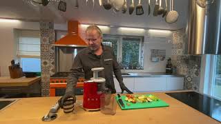 smeg slowjuicer koksland [upl. by Rikahs]