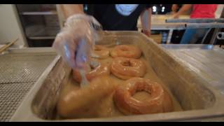 EATING GIANT GLAZED DONUTS [upl. by Meaghan]