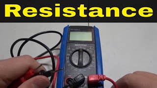 How To Measure Resistance With A MultimeterTutorial [upl. by Yenobe]