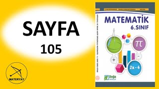 6sınıf MATEMATİK KİTABI DOĞA YAYINCILIK sayfa 105 [upl. by Thibaud]