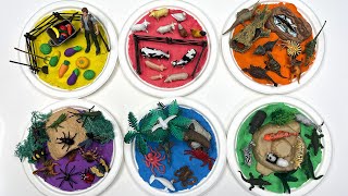 6 Small Worlds Diorama InThe Tray  Farm Dinos Safari Bugs Ocean World [upl. by Notsae]