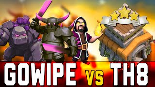 CLASH OF CLANS ITA TUTORIAL  STRATEGIA GOWIPE TH8 [upl. by Aromat]